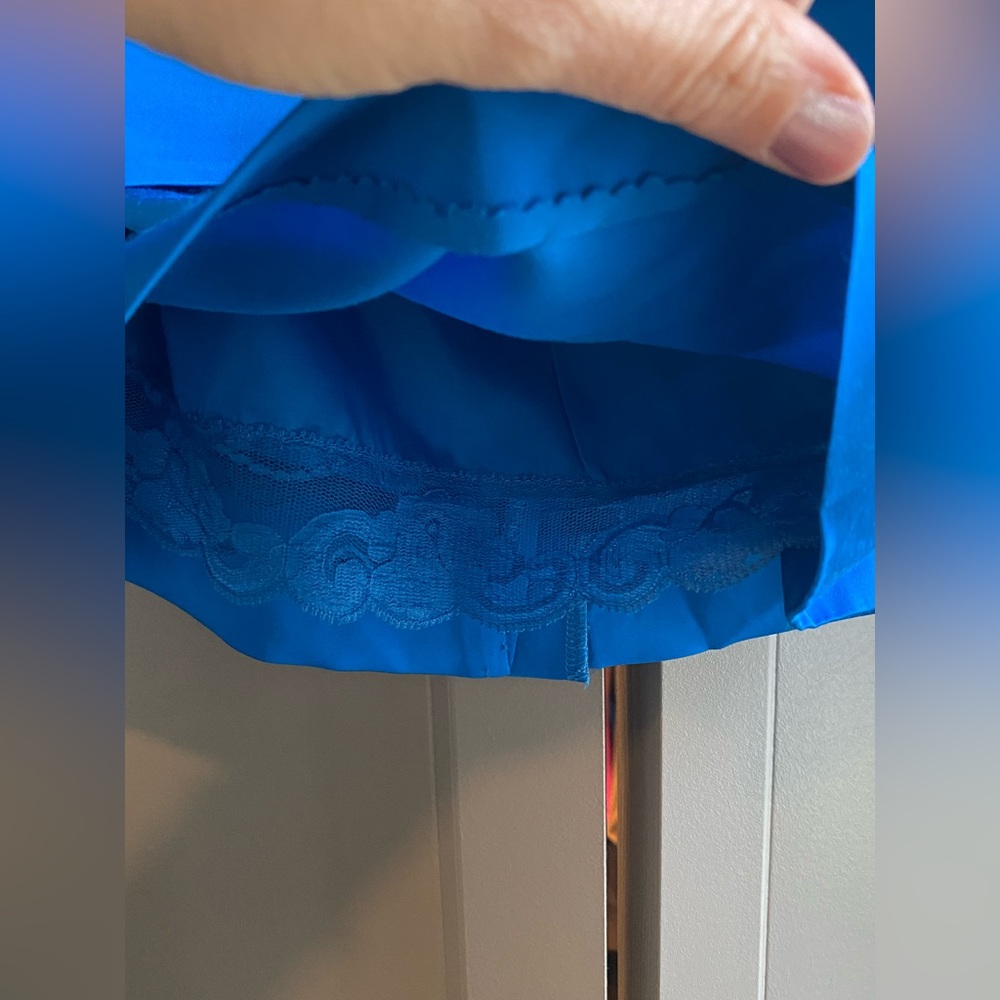 Trina Turk electric blue strapless dress - Picture 5 of 14